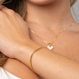 Pulsera Oasis Diamantada en Oro laminado 18k para Pareja