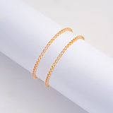 Pulseras Tenis Rose en Oro laminado 18k Para Pareja