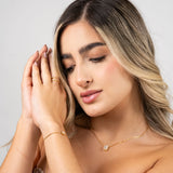 Cadena Crown Cut en Oro laminado 18k