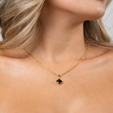 Cadena Klaver Noir en Oro laminado 18k