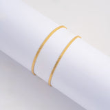 Pulsera Oasis Diamantada en Oro laminado 18k para Pareja