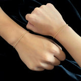 Pulseras Militar en Oro laminado 18k Para Pareja.