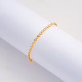 Pulsera Tennis Ballerina en Oro laminado 18k