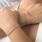 Pulseras Mesh Exclusive en Oro laminado 18k para Pareja