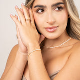 Pulsera Tennis Baguette