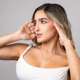 Cadena Wish Bow en Oro laminado 18k