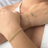 Pulsera Mesh Exclusive en Oro laminado 18k