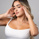 Cadena Wish Bow en Oro laminado 18k