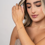 Pulsera Pure en Oro laminado 18k