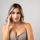 Cadena Klaver Luxe Verde en Oro laminado 18k