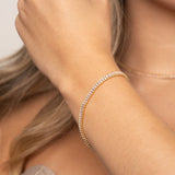 Pulsera Tennis Baguette