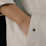 Pack Amistad 3 Pulseras Figaro en Oro Laminado 18k