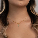 Cadena Eslabón en Oro laminado 18k Para Dama
