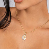 Cadena Lazo en Oro laminado 18k Para Dama
