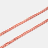 Pulseras Bismarck en Oro Rosado Laminado Para Pareja