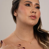 Combo Pure, Cadena Veneciana + Dije + Topos en Oro laminado 18k