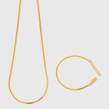Combo Choker Oasis + Pulsera Oasis en Oro laminado 18k para Dama