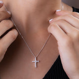 Cadena Celestial Cross en Plata 925 Para Dama