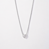 Combo Corazón Cristal + Pulsera Cola de Ratón en Plata 925 laminada Para Dama