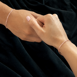 Pulseras Bismarck en Oro Rosado Laminado Para Pareja