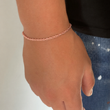 Pulsera Lazo en Oro Rosado Laminado