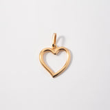 Dije Corazón en Oro laminado 18k