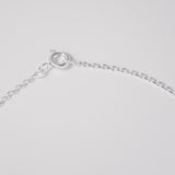 Cadena Corazón Brillante Plata 925 Para Dama
