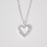 Cadena Corazón Mini en Plata 925 Para Dama