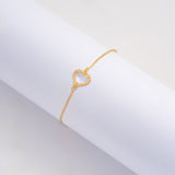 Pulsera Hart Noir en Oro laminado 18k