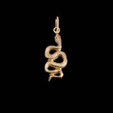 Dije Serpiente en Oro laminado 18k