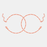 Pulseras Fígaro en Oro Rosado Laminado Para Pareja