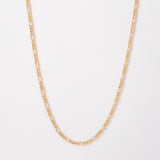 Cadena Fígaro en Oro laminado 18k Para Caballero