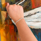 Pulsera Lazo en Plata 925 Laminada