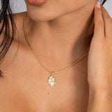 Cadena Lazo en Oro laminado 18k Para Dama