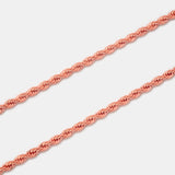 Pulseras Lazo en Oro Rosado Laminado Para Pareja