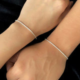 Pulsera Lazo en Plata 925 Laminada