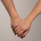 Pulsera Mesh Exclusive en Oro laminado 18k