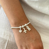 Pulsera Panda en Plata Ley 925 Laminada para Dama