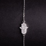Pulsera Mano Hamsa en Plata 925 Para Dama