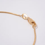 Pulsera Cola de Ratón en Oro laminado 18k
