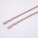 Pulseras Lazo en Plata Laminada Para Pareja