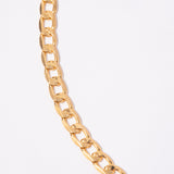 Pulsera Eslabón plano en Oro laminado 18k