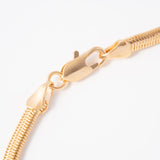 Cadena Serpiente en Oro laminado 18k Para Caballero