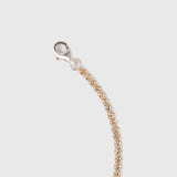 Pulsera Tenis Champagne en Plata 925