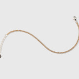 Pulseras Tenis Champagne en Plata 925 Para Pareja