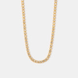 Chocker Tenis Cristal en Oro laminado 18k