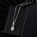 Cadena Veneciana + Dije en Plata 925 Para Dama