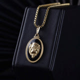 Cadena Veneciana + Dije en Oro laminado 18k Para Caballero