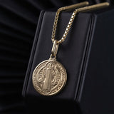 Cadena Veneciana + Dije en Oro laminado 18k Para Caballero
