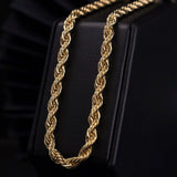 Cadena Lazo Grueso en Oro laminado 18k